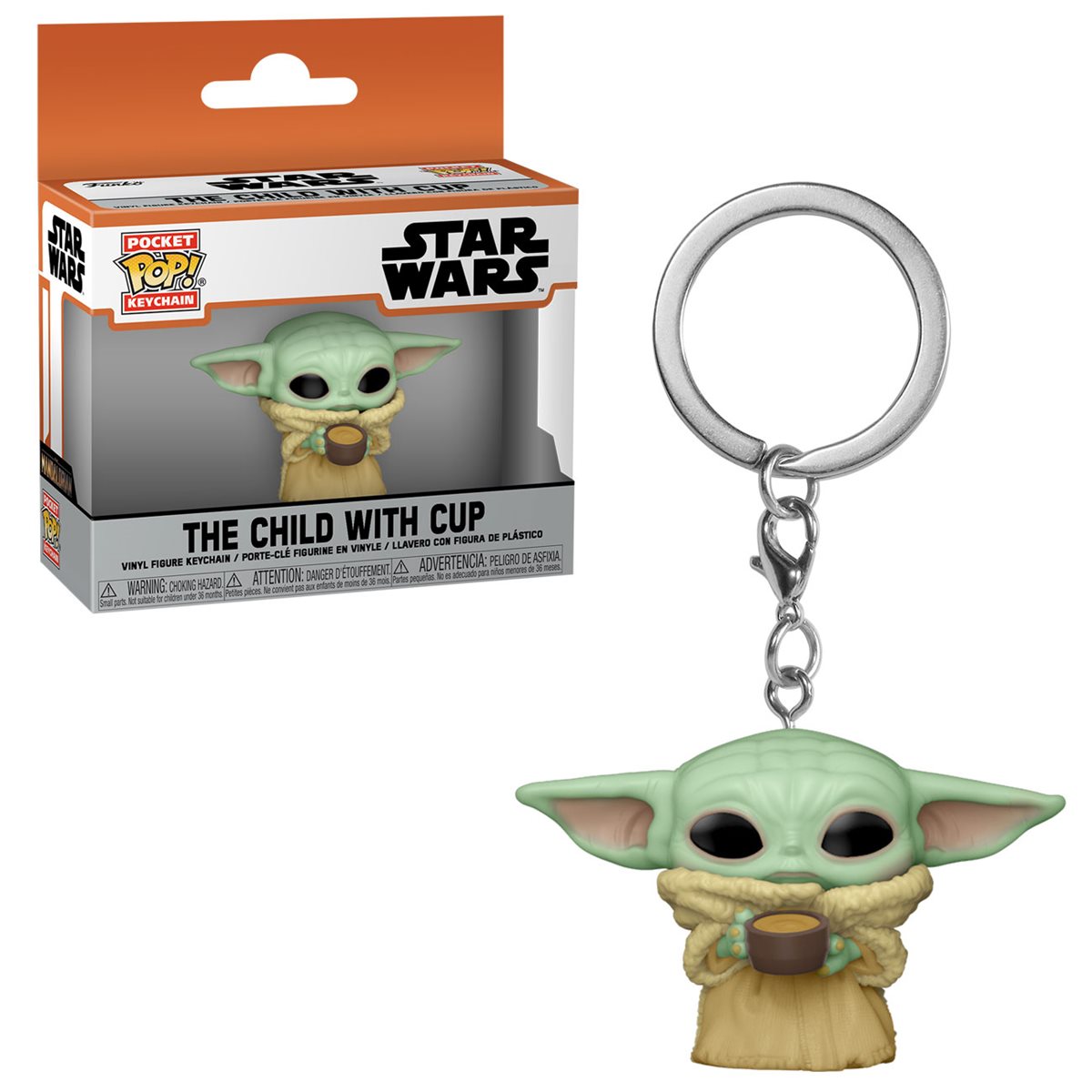 Funko Pocket POP Keychain Star Wars The Child with Cup